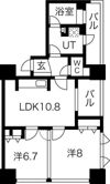 アルグラッド ザ・タワー心斎橋の間取り画像