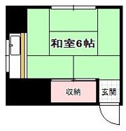 八坂荘の間取り画像