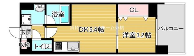 La CASA京橋の間取り画像