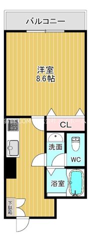 メゾン・ド・ヴィレ大阪城公園前の間取り画像