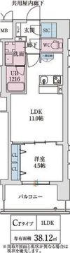 スプランディッド本町グランの間取り画像