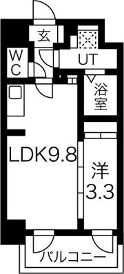 エスリードコート阿倍野昭和町の間取り画像