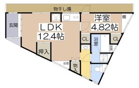 レトロハウスあべのの間取り画像