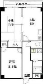 シャトー帝塚山の間取り画像