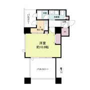 クロスレジデンス大阪新町（旧ベルファース大阪新町）の間取り画像
