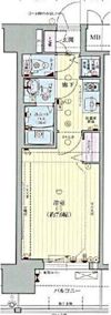 プレサンス松屋町駅前デュオの間取り画像