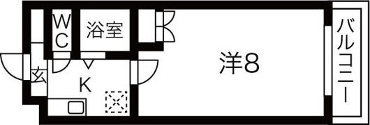 パテオ長居の間取り画像