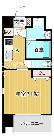 レジュールアッシュ京橋ファーストステージの間取り画像
