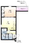 フジパレス我孫子西V番館の間取り画像
