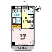 双輪建物第八コーポの間取り画像