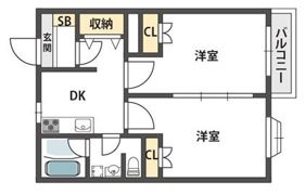 ハイツエルムの間取り画像