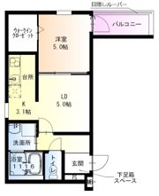 フジパレス住吉山之内II番館の間取り画像