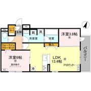 クラシスト苅田EASTの間取り画像