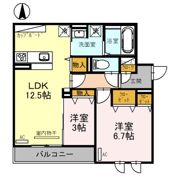 グリーンコート鷹合の間取り画像