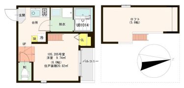 クレセントハイツの間取り画像