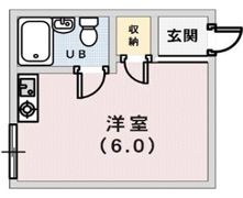 ヴィラ沢ノ町の間取り画像