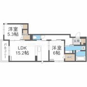 La Coeur北島の間取り画像
