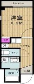 クリアフェリオ住吉の間取り画像