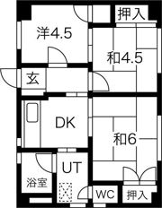 ビラローザ山坂の間取り画像