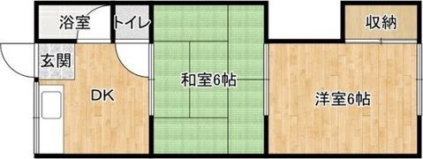 第二山甚マンションの間取り画像