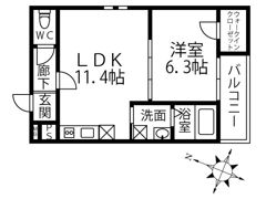 Maison Deuxiemeの間取り画像