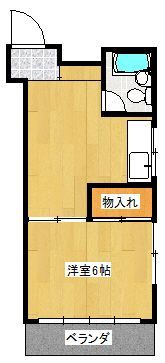 コーポハラの間取り画像