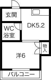 山野マンションの間取り画像