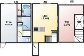 Court and Roji福IIの間取り画像