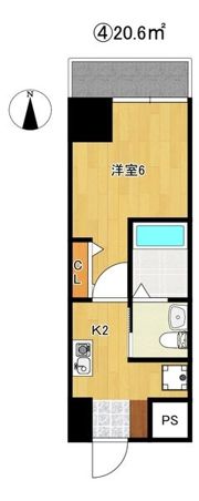 グランパシフィック花園北の間取り画像