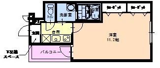 フジパレス北加賀屋VI番館の間取り画像