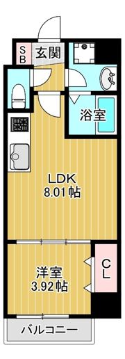 オルフェア都島の間取り画像
