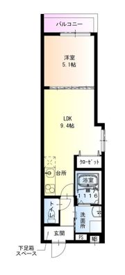 フジパレス住之江通III番館の間取り画像
