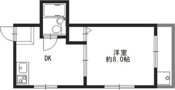 ハイムヤマウチの間取り画像