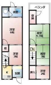 北島の家の間取り画像
