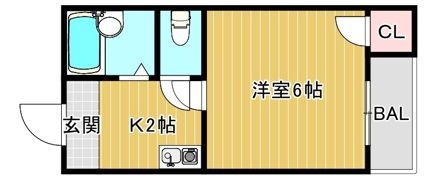 リバティ京橋の間取り画像