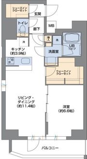 Metrosa谷町六丁目Southの間取り画像