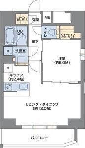 Metrosa谷町六丁目Southの間取り画像