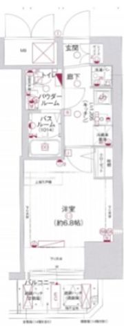 ラシュレエグゼ天王寺の間取り画像