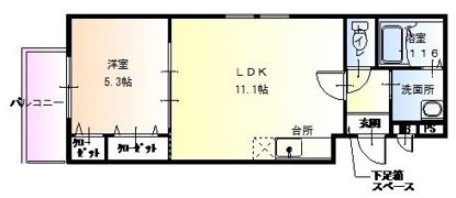 パラッツォ・ドゥーエの間取り画像