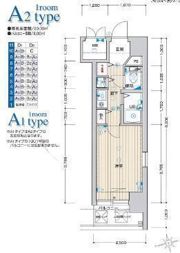 プレサンス難波東の間取り画像