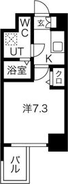 エグゼ難波WESTリバーの間取り画像