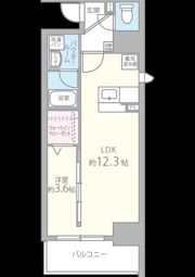 ソシオ心斎橋の間取り画像