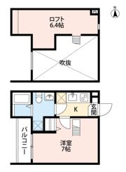 サンテラス西岩田（サンテラスニシイワタ）の間取り画像