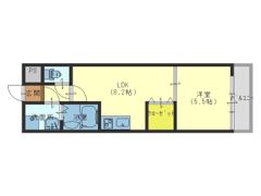 フジパレス城東諏訪I番館の間取り画像