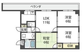 グランドシャトー山本の間取り画像