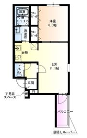 フジパレス加美東II番館の間取り画像