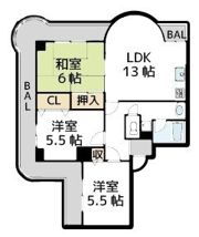 リヴィエール川西の間取り画像
