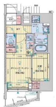 レオンコンフォート難波アッシュの間取り画像