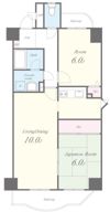 オーセント住之江の間取り画像