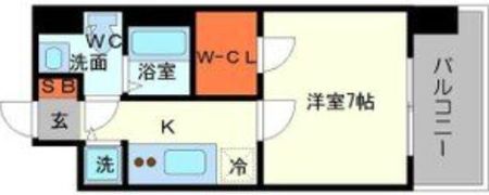 T’s SQUARE 大阪城の間取り画像